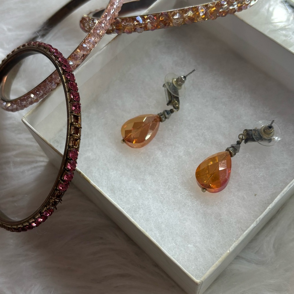 Bracelet Stack And Matching Earrings - image 3